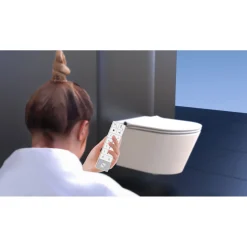 Dusch-WC-Set Cesari spülrandloser Bidet Toilettensitz*Schütte Sale