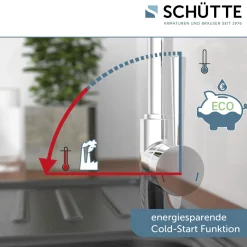 Küchenarmatur Cornwall Spültischarmatur chrom*Schütte Discount