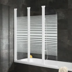 Badewannenfaltwand Komfort 3 teilig weiß*Schulte Discount