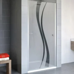 Drehtür AlexaStyle 2,0 in Nische 192 x 90 cm alu Liane*Schulte New