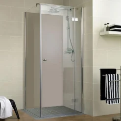 Duschrückwand Decodesign-Set Erweiterung 900 x 2100 mm taupe^Schulte Best
