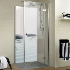 Duschrückwand Foto Zen Steine und Wasser 2100 x 900 mm^Schulte Best