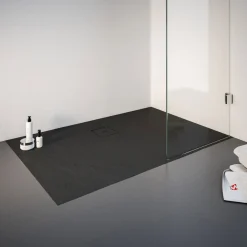 Express Plus Duschwa Mineralg Steinstr Rechteck -Plan 1400 x 750 anthraz.^Schulte Clearance