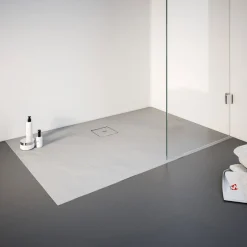 Express Plus Duschwa Mineralg Steinstr Rechteck -Plan 1400 x 1000 grau*Schulte Discount