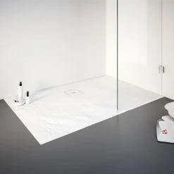 Express Plus Duschwa Mineralg Steinstr Rechteck -Plan 1400 x 750 alpinweis*Schulte Clearance