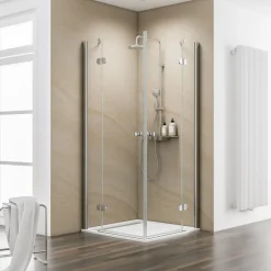 ExpressPlus MasterClass Eckeinsti auf DB 2000 x 800 x 800 chrom klar fixil Rundgriff*Schulte New