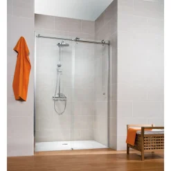 Gleittür MasterClass inkl Seitenwand Festteil rechts Seitenwand links 200 x 80 cm^Schulte Hot