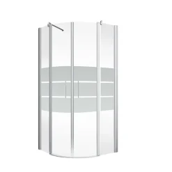 Schulte Runddusche mit Drehtür Alexa Style 2.0 90 x 192 x 90 cm ESG fixil