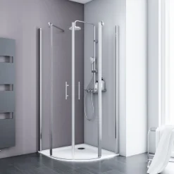 Set Alexa Style 2.0 Runddusche inkl Duschwanne 192 x 90 x 90 cm*Schulte Online