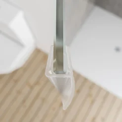 Schulte Universal Dichtleiste senkrecht 5,6,8 mm/2000 mm Breite Dichtlippe 12