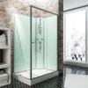 Schulte Wellnesskabine Ibiza 204 x 140 x 90 cm links light-grün