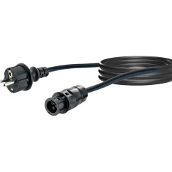 Anschlusskabel Batterie auf Schuko für Wechselrichter 5 m*Schwaiger Outlet