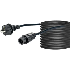 Schwaiger Anschlusskabel Batterie auf Schuko für Wechselrichter 20 m