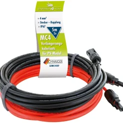 Kabel MC4 für Solarpanel 5 m*Schwaiger Online