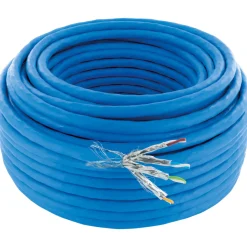 Schwaiger Netzwerkkabel CAT8.1 25 m blau