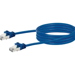 Schwaiger Netzwerkkabel CAT8 2 m blau