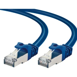 Netzwerkkabel CAT8 10 m blau^Schwaiger Sale