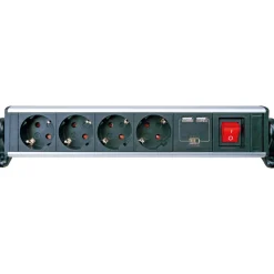 Steckdosenleiste 4-fach mit Tischbefestigung^Schwaiger Outlet