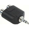 Audio-Adapter-Klinkenstecker schwarz^Schwaiger New