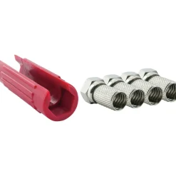 Schwaiger Aufdrehhilfe-Montage-Set für F-Stecker