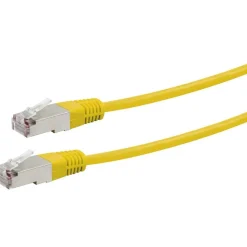Schwaiger CAT5e-Netzwerkkabel gelb 2 m
