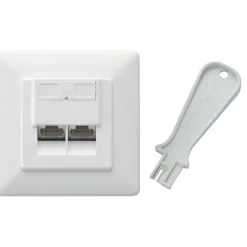 CAT6-Netzwerk-Anschlussdose^Schwaiger Sale