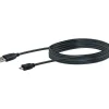 Schwaiger Micro-USB Anschluss- und Ladekabel 1 m schwarz