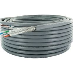 Netzwerkkabel CAT6a 500Mhz 10Gbit/s 25m grau*Schwaiger New