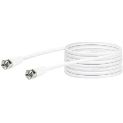 Schwaiger SAT-Anschlusskabel weiß 1000 cm