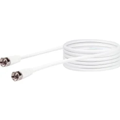 Schwaiger SAT-Antennenkabel 90 dB 5 m schwarz mit F-Stecker und F-Stecker