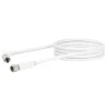 SAT-Antennenkabel 100 dB weiß 150 cm*Schwaiger Online