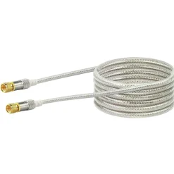 Schwaiger SAT-Antennenkabel 110 dB 3 m transparent-white