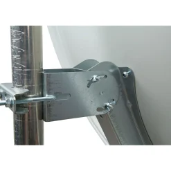 Schwaiger Satellitenschüssel Alu-Line mit Logo 80 cm Aluminium hellgrau