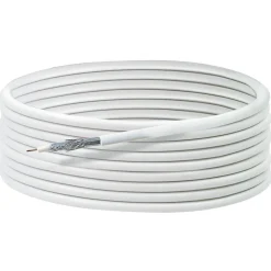 Schwaiger SAT-Koaxialkabel 110 dB 30 m weiß