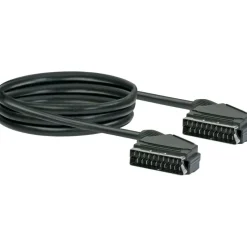 SCART-Anschlusskabel 1,5 m Durchmesser 6,8 mm 21-polig*Schwaiger Outlet