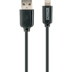 Schwaiger Sync- und Ladekabel Apple Lightning 0,5m weiß