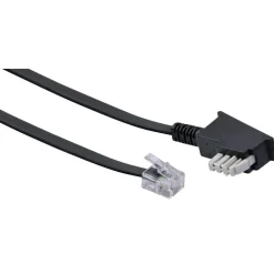 Schwaiger Telefonkabel 6 m schwarz