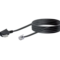Telefonkabel 10 m schwarz*Schwaiger Clearance