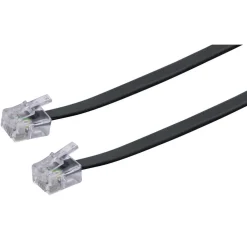 Schwaiger Telefonkabel 6 m schwarz