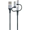 Schwaiger Universal-Ladekabel 3in1 1,5m