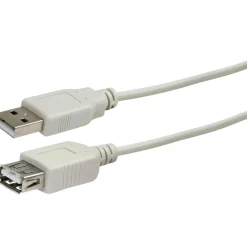 Schwaiger USB 2.0 Typ A Anschlusskabel 2 m weiß