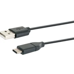 USB-3.1-Adapterkabel 3.1C-/2A-Stecker 1m schwarz^Schwaiger Sale
