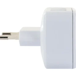 Schwaiger USB-Ladeadapter 2,4Ah 230V weiß