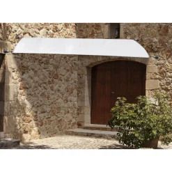 Seilspann-Markise 330 x 200 cm weiß inkl Montagematerial^Durabil Sale