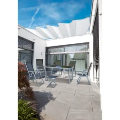 Seilspann-Markise 330 x 200 cm weiß inkl Montagematerial^Durabil Sale