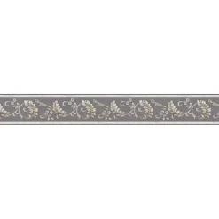 Selbstklebende-Borte Ranken-Ornament silbergrau 5 m* Hot