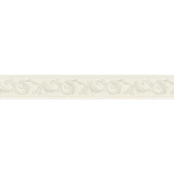 Selbstklebende-Borte Ranken-Ornament creme 5 m*