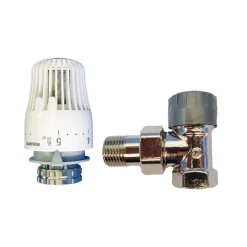 Set Thermostatventil 1/2" Eck und Thermostatkopf* Online