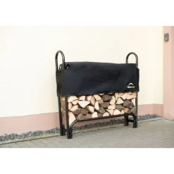 Kaminholzregal Traglast 500 kg Inkl. Abdeckung 25x126x118cm*ShelterLogic Discount