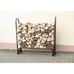 Kaminholzregal Traglast 500 kg Inkl. Abdeckung 25x126x118cm*ShelterLogic Discount